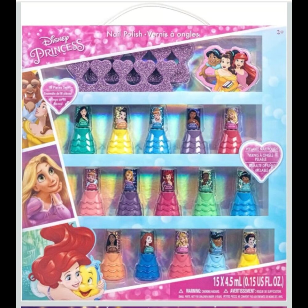 Townley Disney Princess Nail Art Set 18pcs Brand New